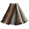 Marron foncé, gris foncé, marron, gris clair