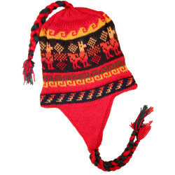 Bonnet Andin multicolore "Petit Lama"