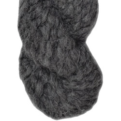 Gris foncé - 100% Alpaga - Super bulky - 100 gr.