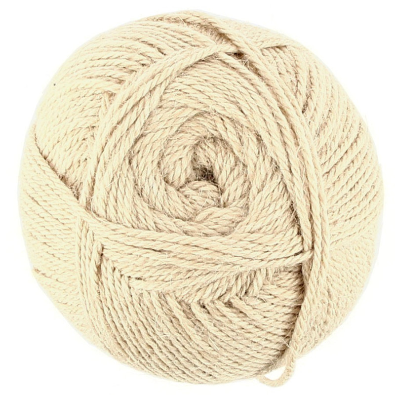 Beige Nature - 100% Alpaga - Gros fil - 100 gr.