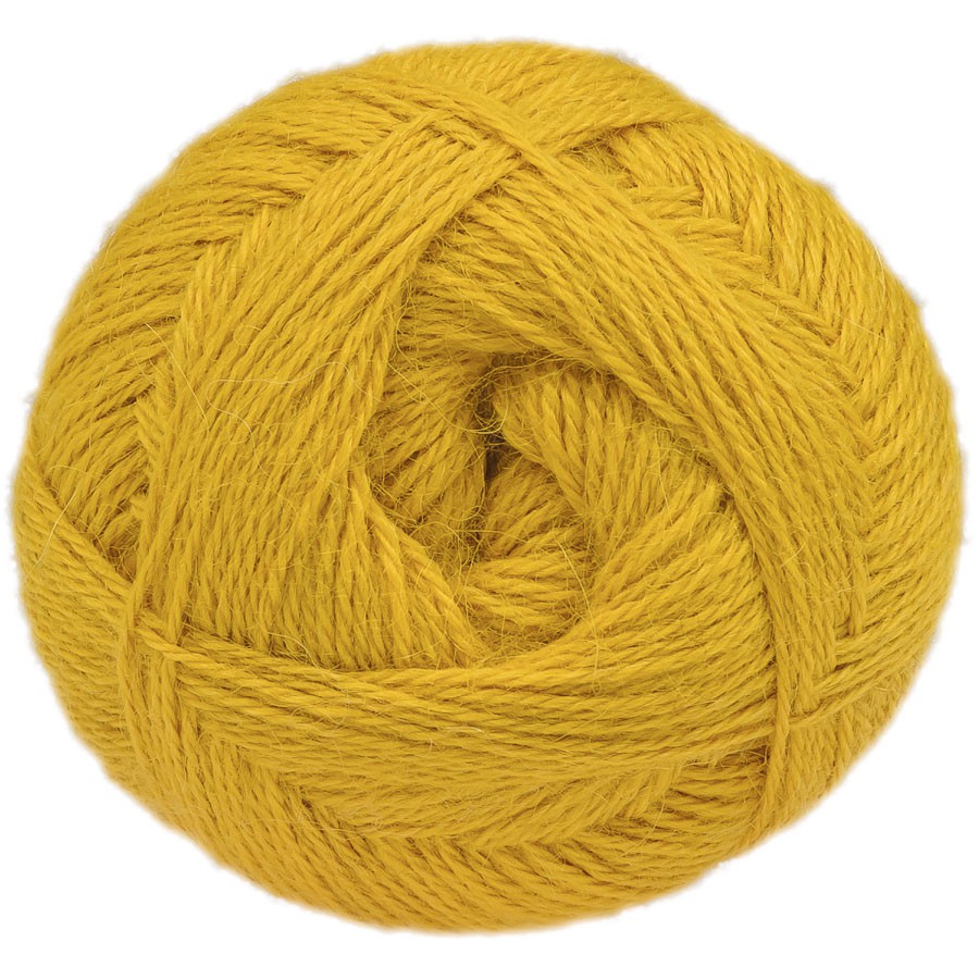 Pelote de laine à tricoter ALASKA - 100gr - Gründl Jaune (10)