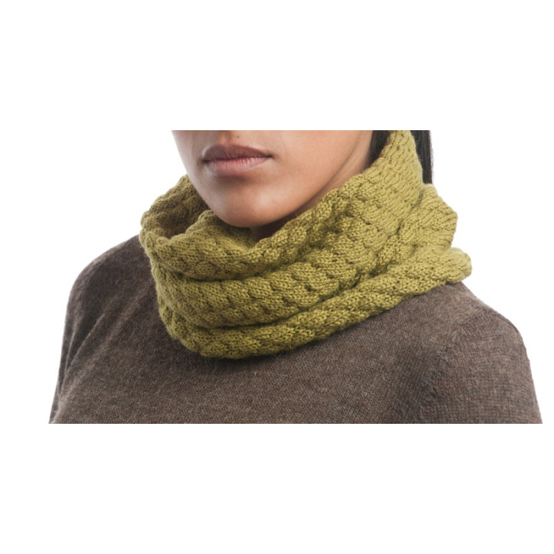 Col snood bandeau - 100% laine d'alpaga 