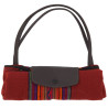 Sac pliable en cuir de llama et aguayo 