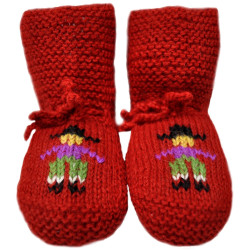 Chaussons Bébé "Polko" - Laine d'Alpaga