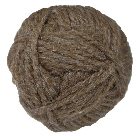 Châtaigne foncé chiné - 100% Alpaga - Gros fil - 100 gr.