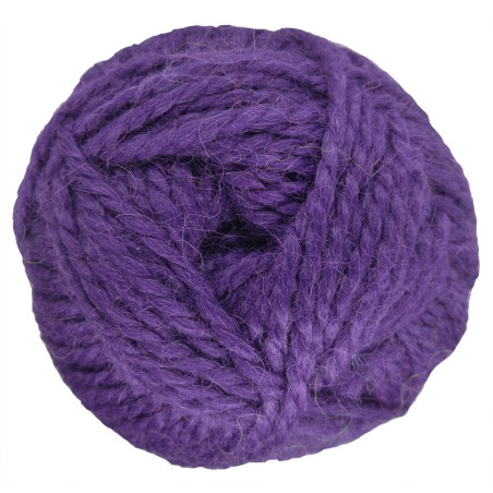 Violet Intense - 100% Alpaga - Gros fil - 100 gr.
