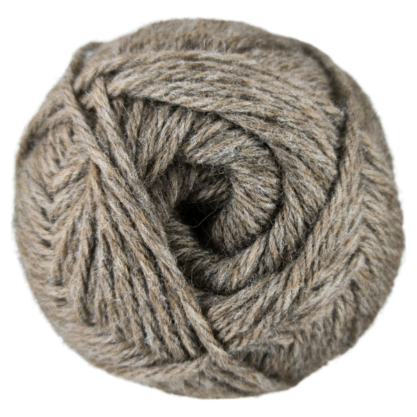 Marron châtaigne - Baby lama/Mérinos - Aran - 100 gr.