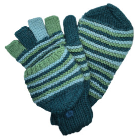 Gants-Moufles - Tricoté à la main - Taille M