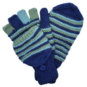 Gants-Moufles - Tricoté à la main - Taille M
