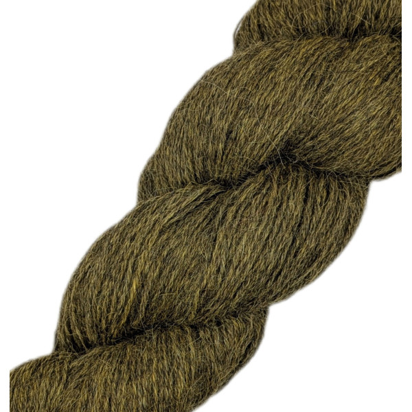 Vert Olive – Lama Alpaga FS – Fingering – 100g / 366m