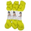 Jaune fluo – Baby lama & Soie – 50 g / 200 m