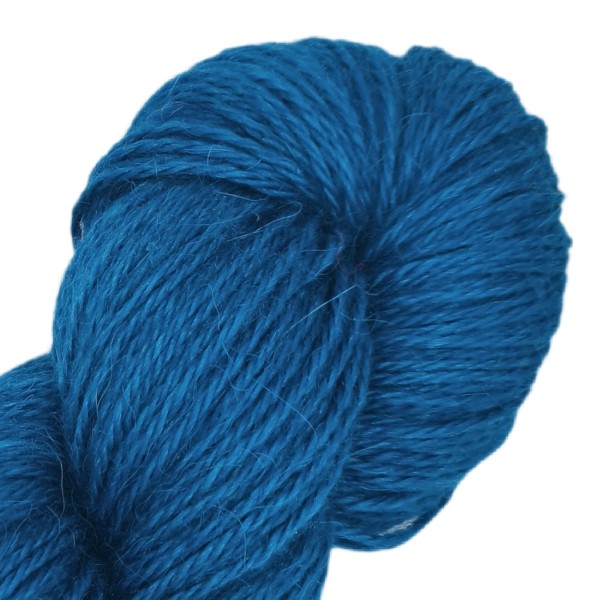 Bleu océan – Baby lama & Soie – 50 g / 200 m