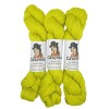 Jaune fluo – Baby lama & Soie – 50 g / 200 m