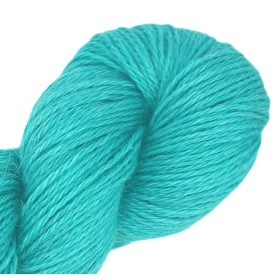 Turquoise – Baby lama & Soie – 50 g / 200 m