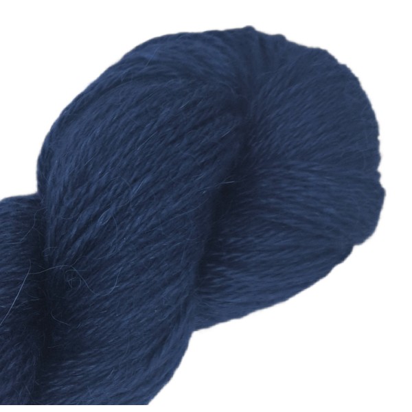 Bleu marine – Baby lama & Soie – 50 g / 200 m