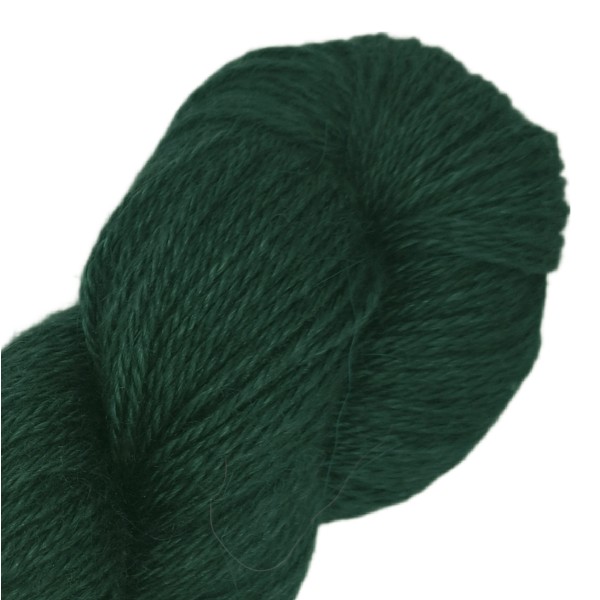 Vert forêt – Baby lama & Soie – 50 g / 200 m