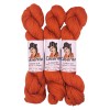Orange – Baby lama & Soie – 50 g / 200 m