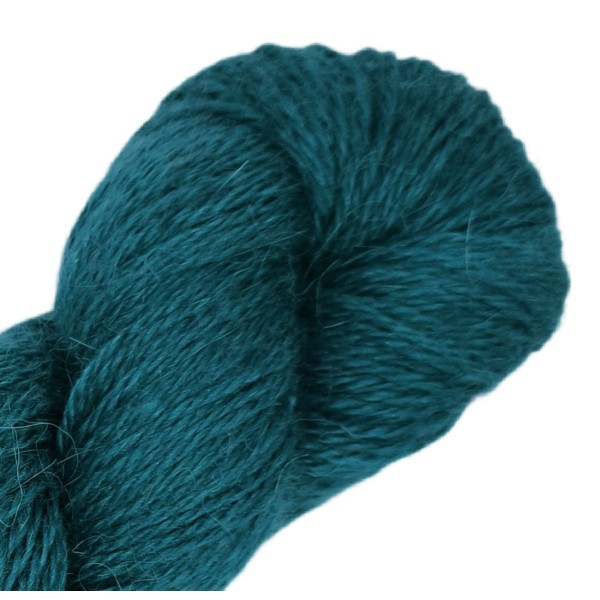 Vert bleu – Baby lama & Soie – 50 g / 200 m