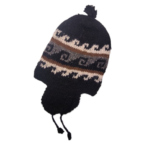Bonnet Andin Couleurs Naturelles - Laine de lama et alpaga