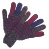 Taille M - Gants multicolores - Tricoté à la main