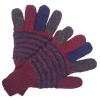 Taille M - Gants multicolores - Tricoté à la main