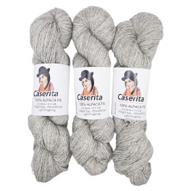 Gris clair - 100% Alpaga FS - 100 gr. / 550m