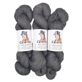 Gris graphite - 100% Alpaga FS - 100 gr. / 550m