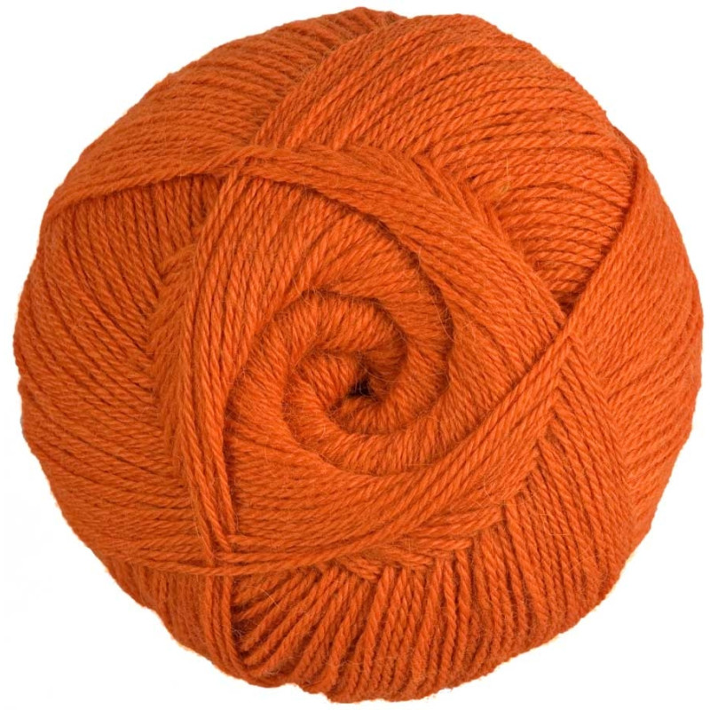 Laine d'Alpaga Pure - Orange - 100 gr.