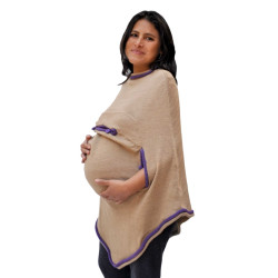 Poncho "Wallaby" - Laine d'Alpaga