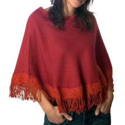 Poncho Imilla en Laine d'Alpaga 